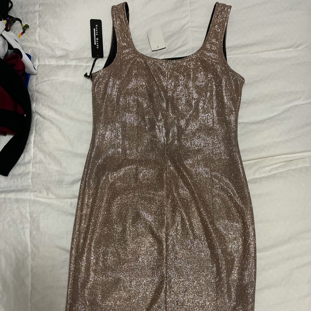 Rose gold dress